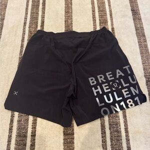 Lululemon Black Athletic Shorts L